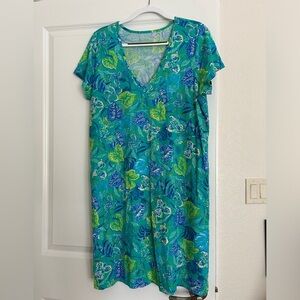Lily Pulitzer Etta V-Neck Dress XL